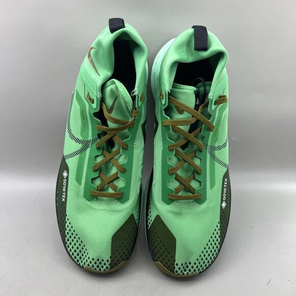 Nike React Pegasus Trail 4 GTX Running Shoes Men Size 12.5 Green Comfort Sneaker - Picture 5 of 8